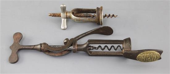 A Royal Club corkscrew 10.25in & a Monopol type 5in.